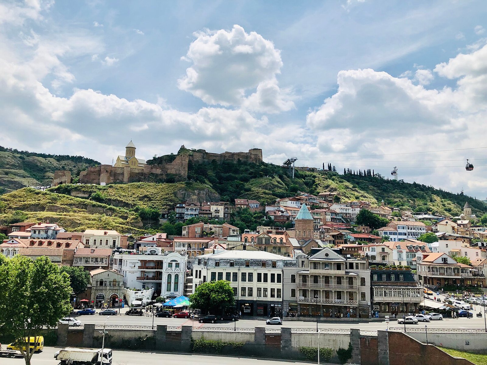 Old town of Tbilisi in Georgia, visa-free for qualifying UAE residents holding an Indian passport