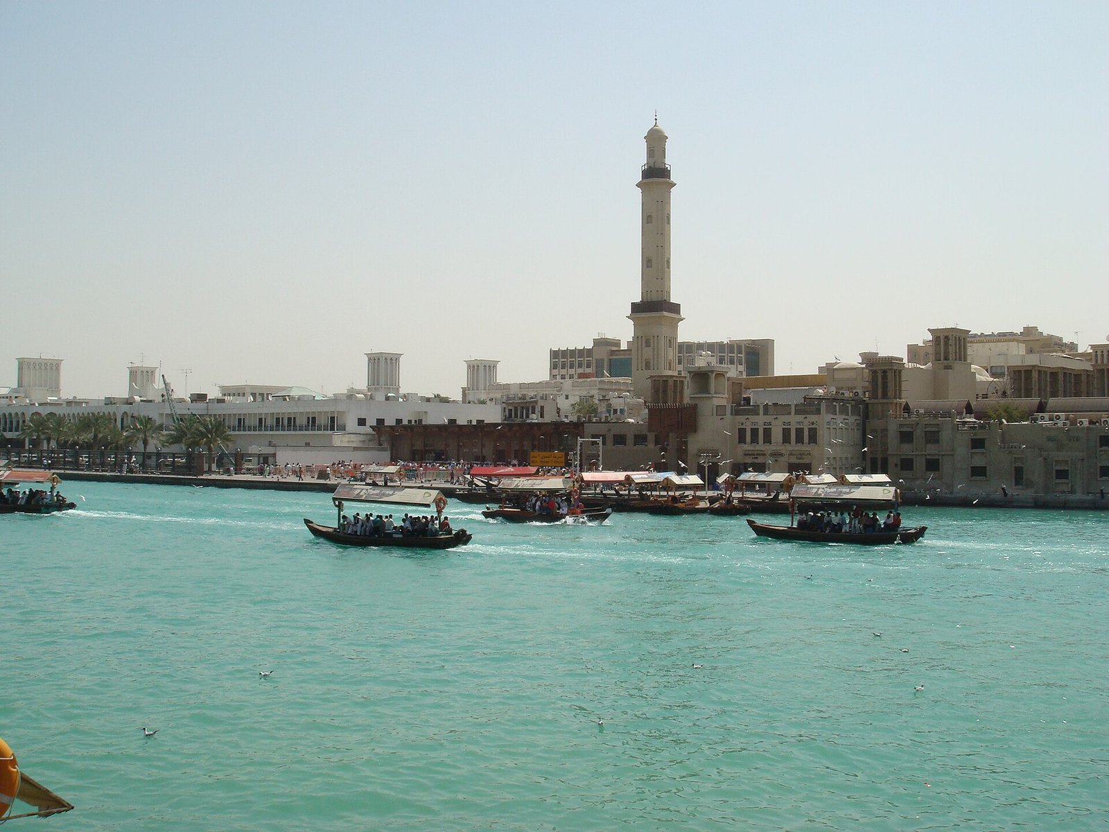 Dubai Creek, where old and new Dubai meet, reflecting the cultural themes in Khalid Al Ameri's videos