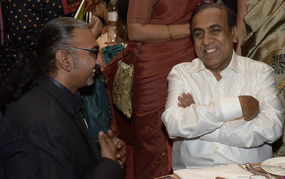 Ravi Pillai at a public event in Dubai