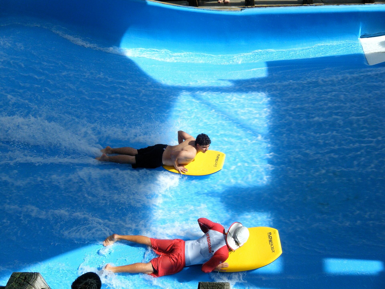Women enjoying the wave pool at Wild Wadi ladies night