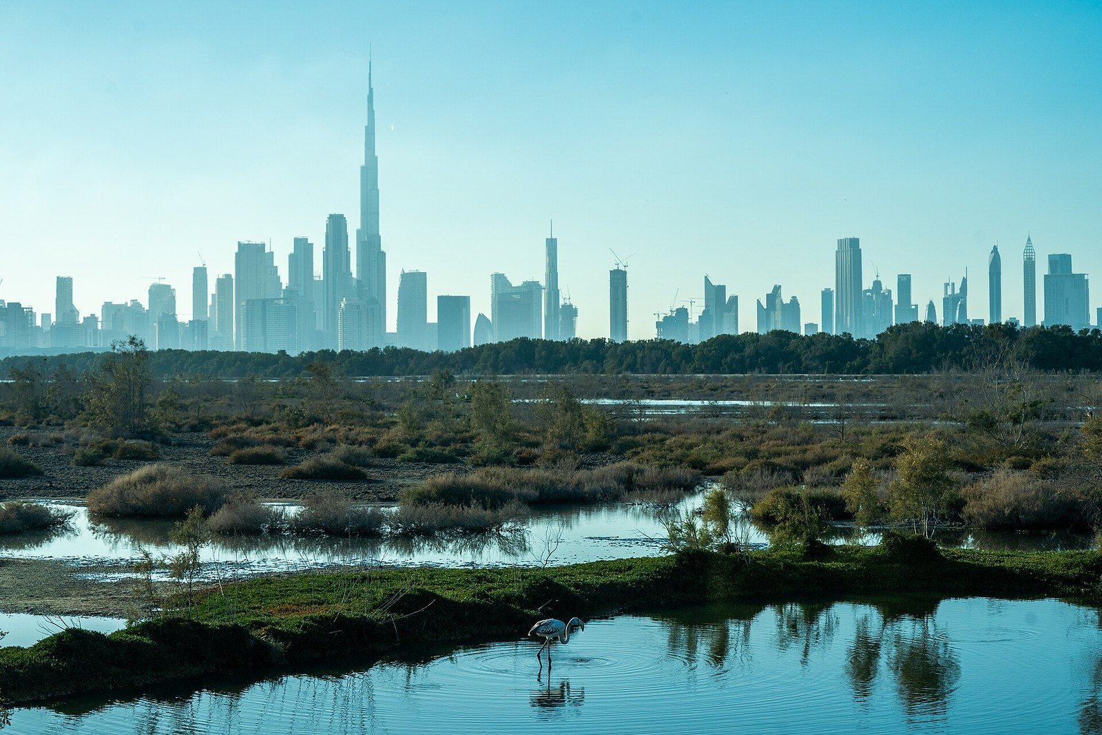Dubai skyline showing the city where Sunny Varkey built GEMS Education from a single school