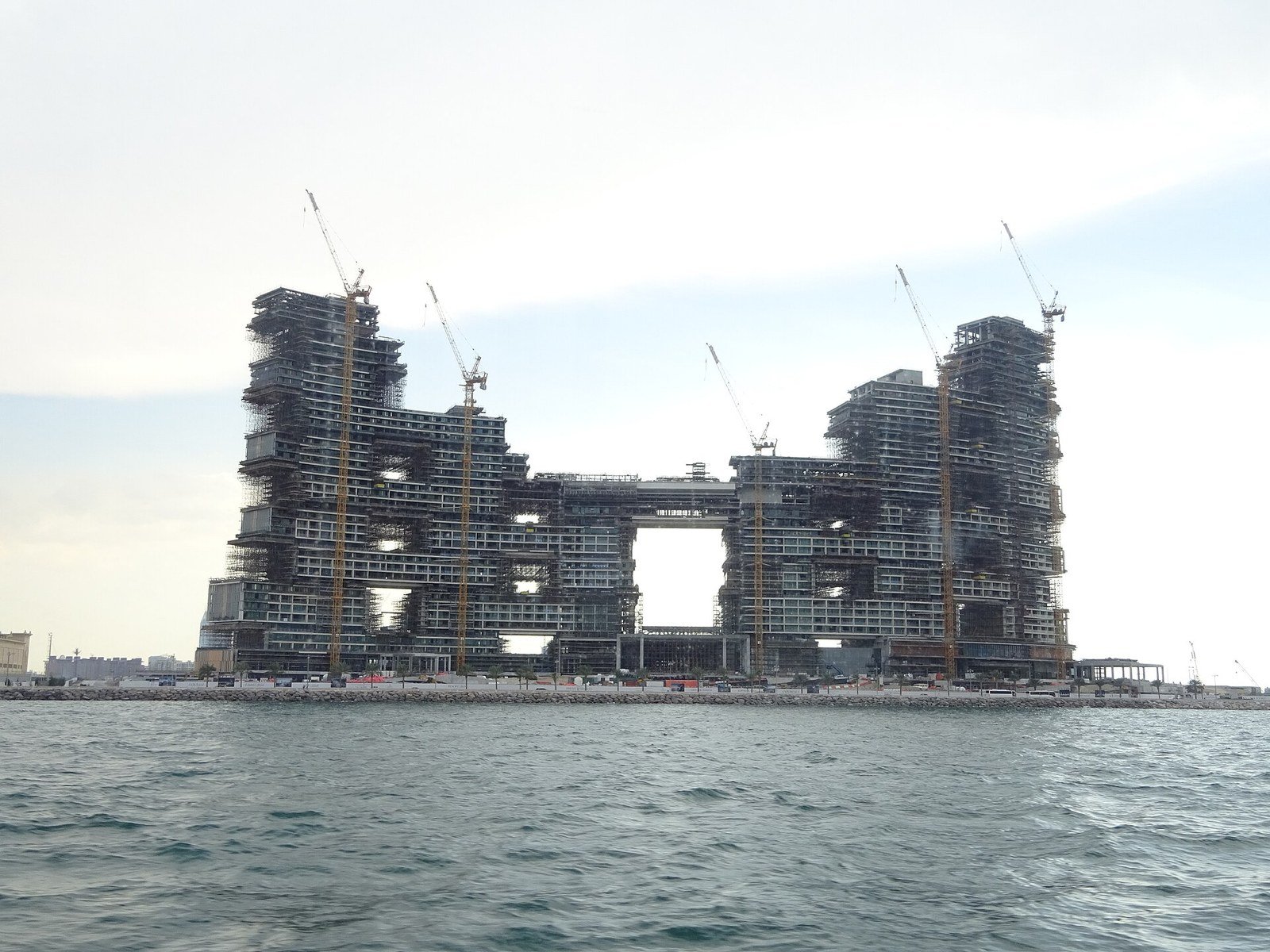 Palm Jumeirah in Dubai, home to the Atlantis resort