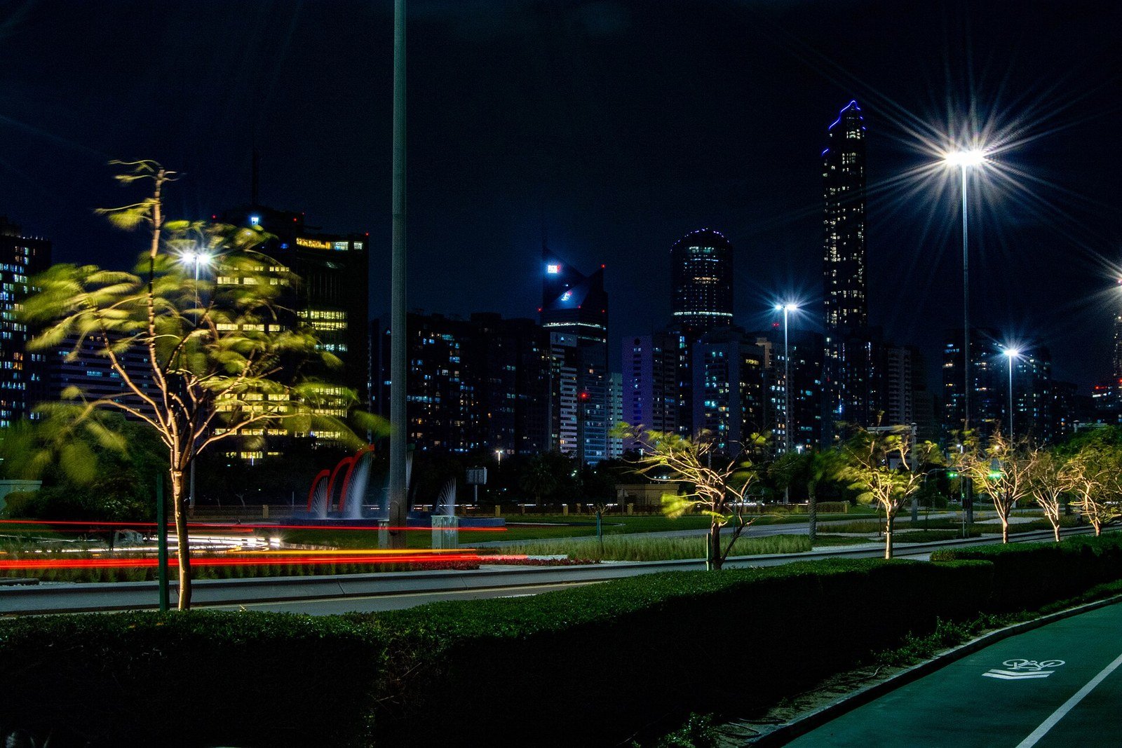 Modern Abu Dhabi towers on the Corniche, reflecting the emirate's diversification and growth