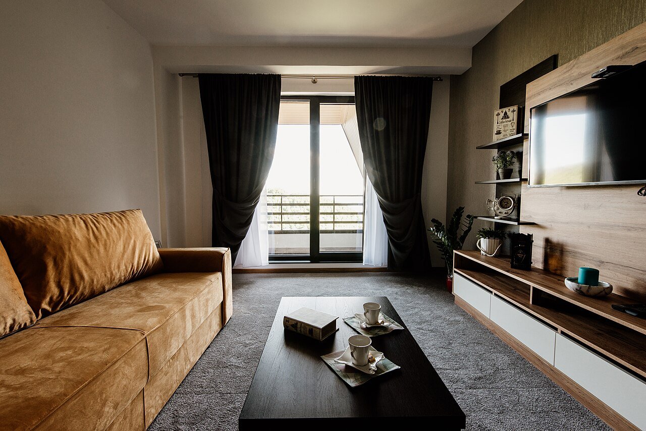 Modern apartment living room in Dubai, a tenancy made official once Ejari registration is complete
