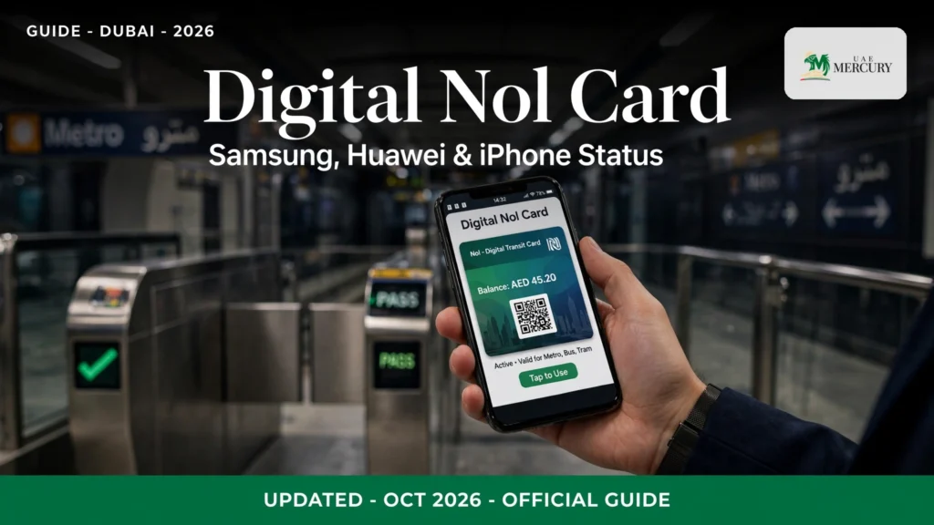 digital nol card — samsung wallet huawei and iphone status 2026