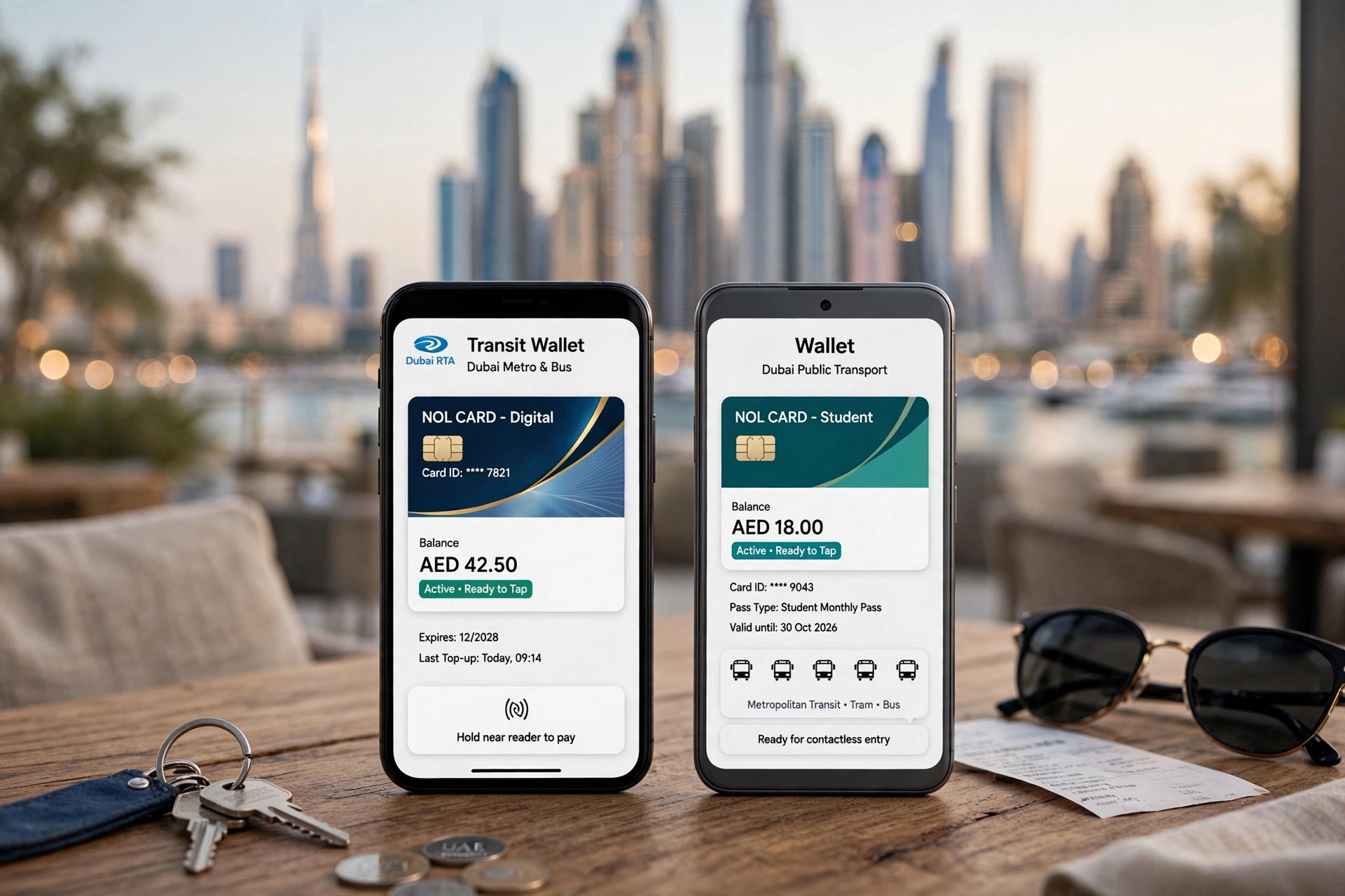 digital nol card on samsung and huawei phones