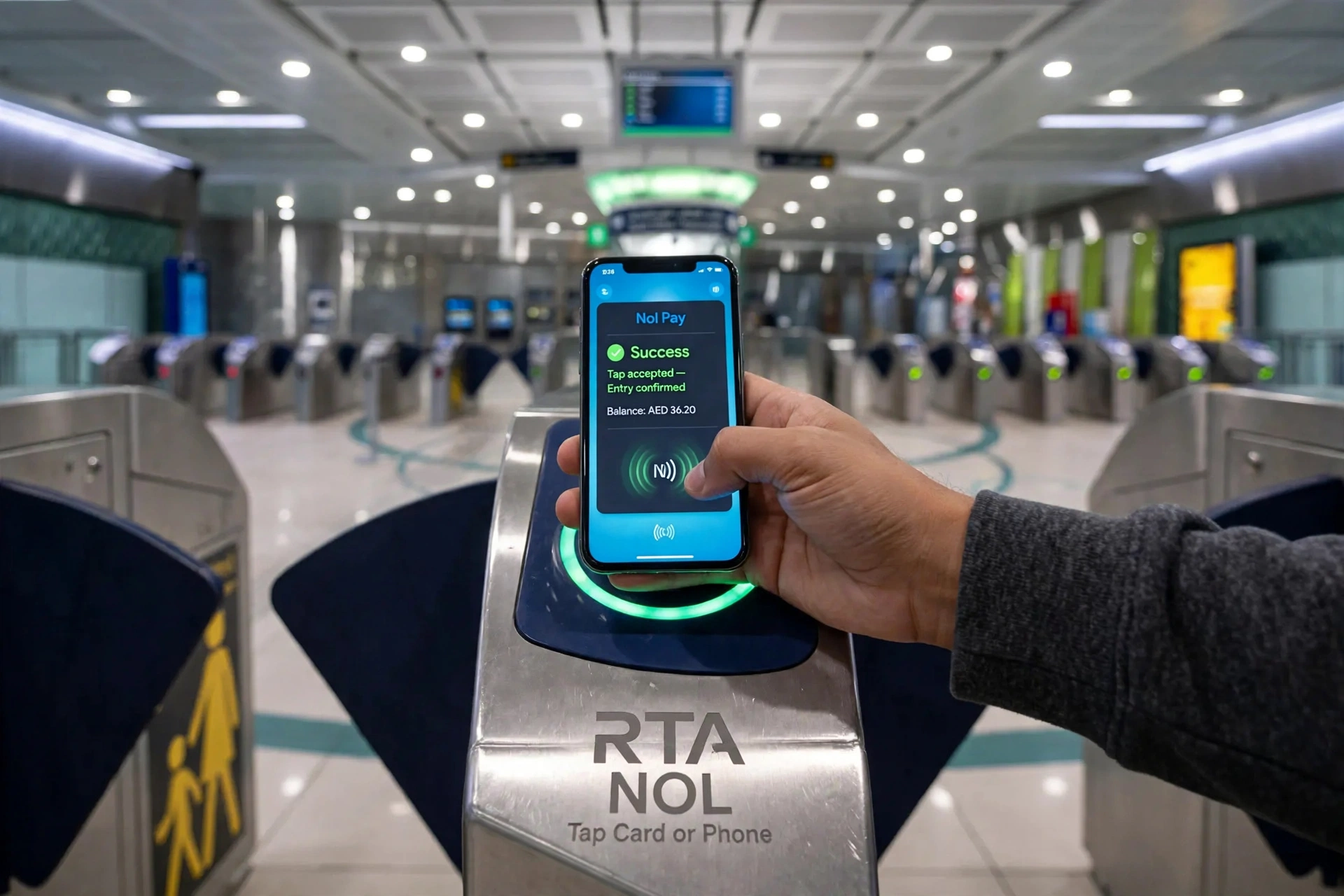 digital nol card samsung wallet tap at metro gate