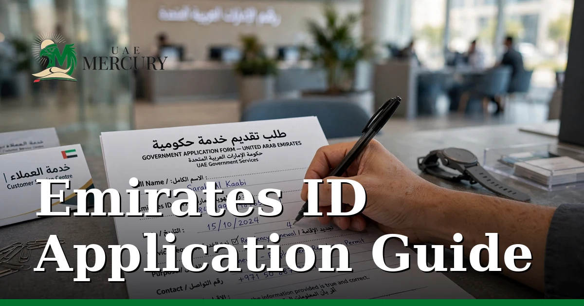 How to apply for Emirates ID in 2026 — emirates id application: documents, fees, biometrics and steps