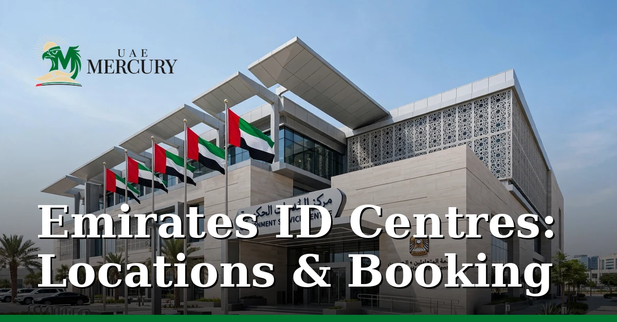 Emirates ID centres locations and booking — emirates id center: ICP, typing and medical fitness centres