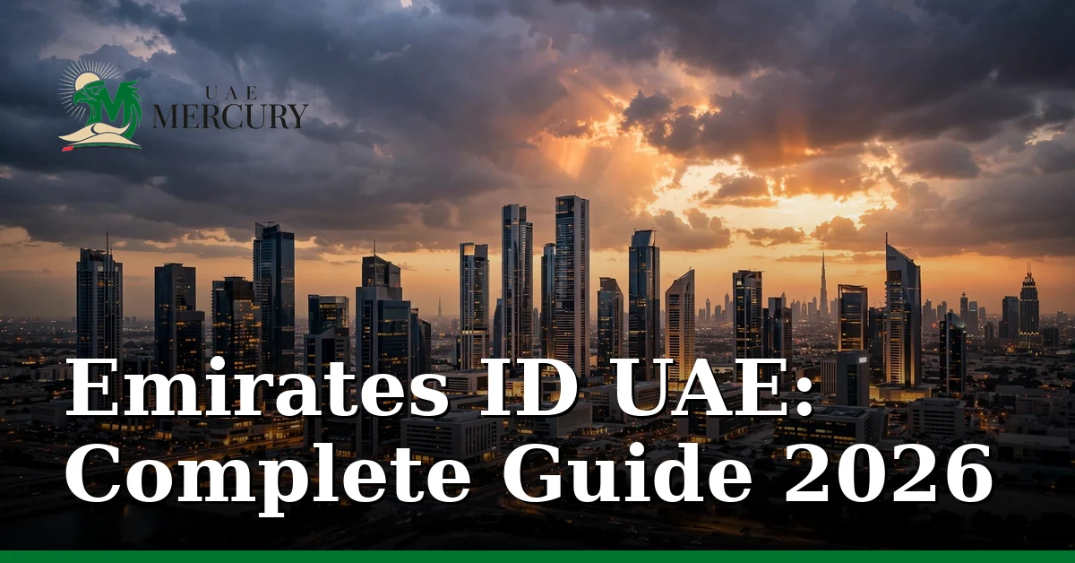 Emirates ID UAE complete guide — emirates id explained: what it is, who needs it and how to get one in 2026