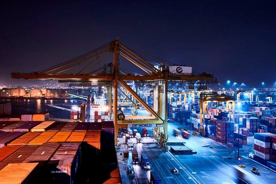 JAFZA Gate 11 Jebel Ali Free Zone port and industrial area