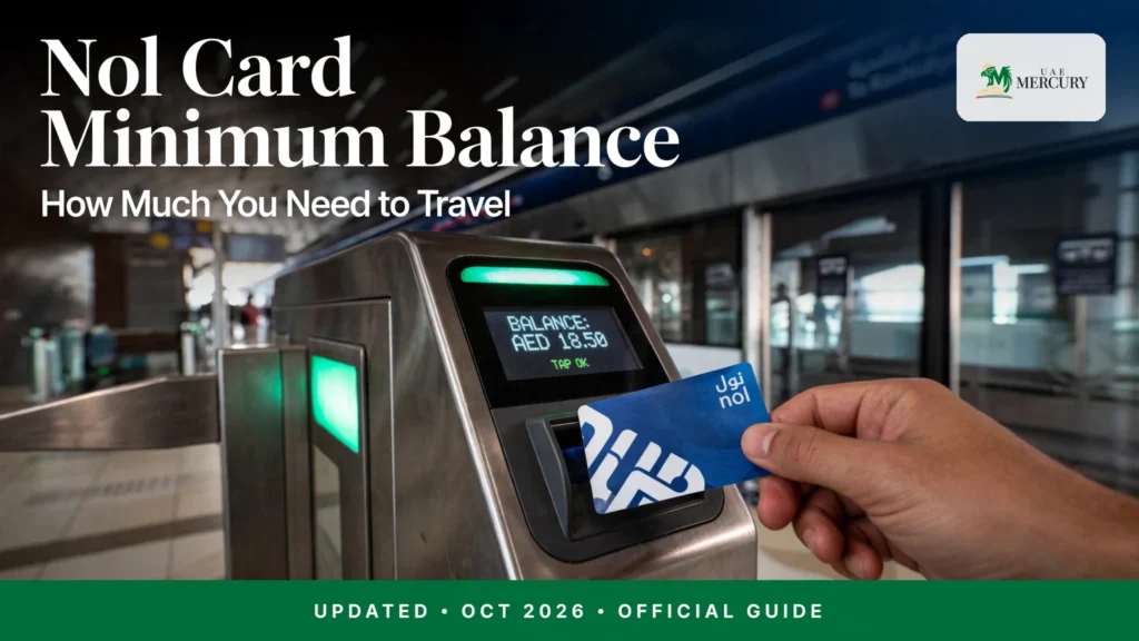 nol card minimum balance — how much you need to travel 2026
